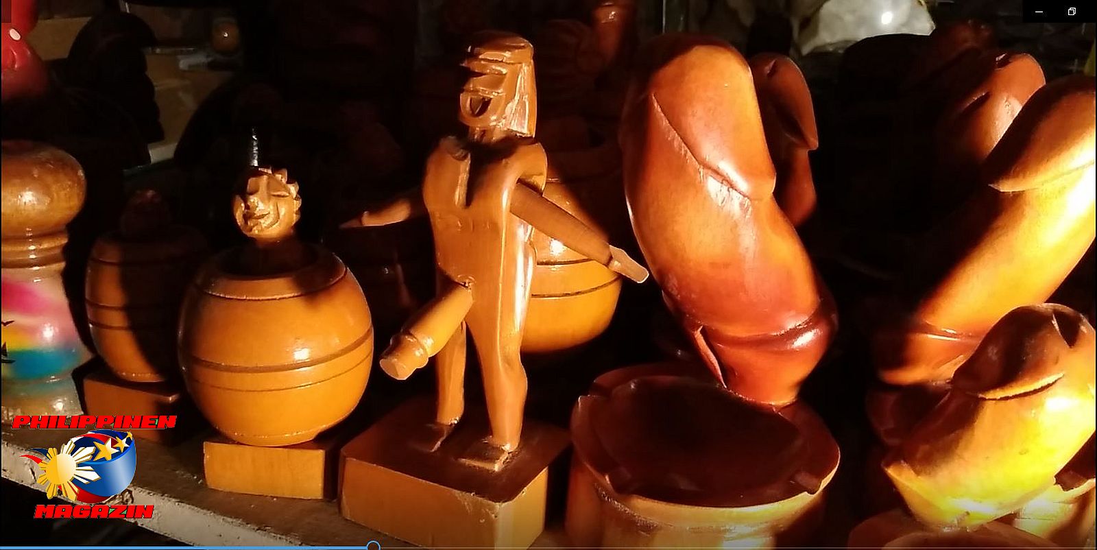 SIGHTS OF CAGAYAN DE ORO CITY & NOTHERN MINDANAO - Barrel Man, Barrel Woman and Phallus-Aschtray at ORO BOHOL TRADING