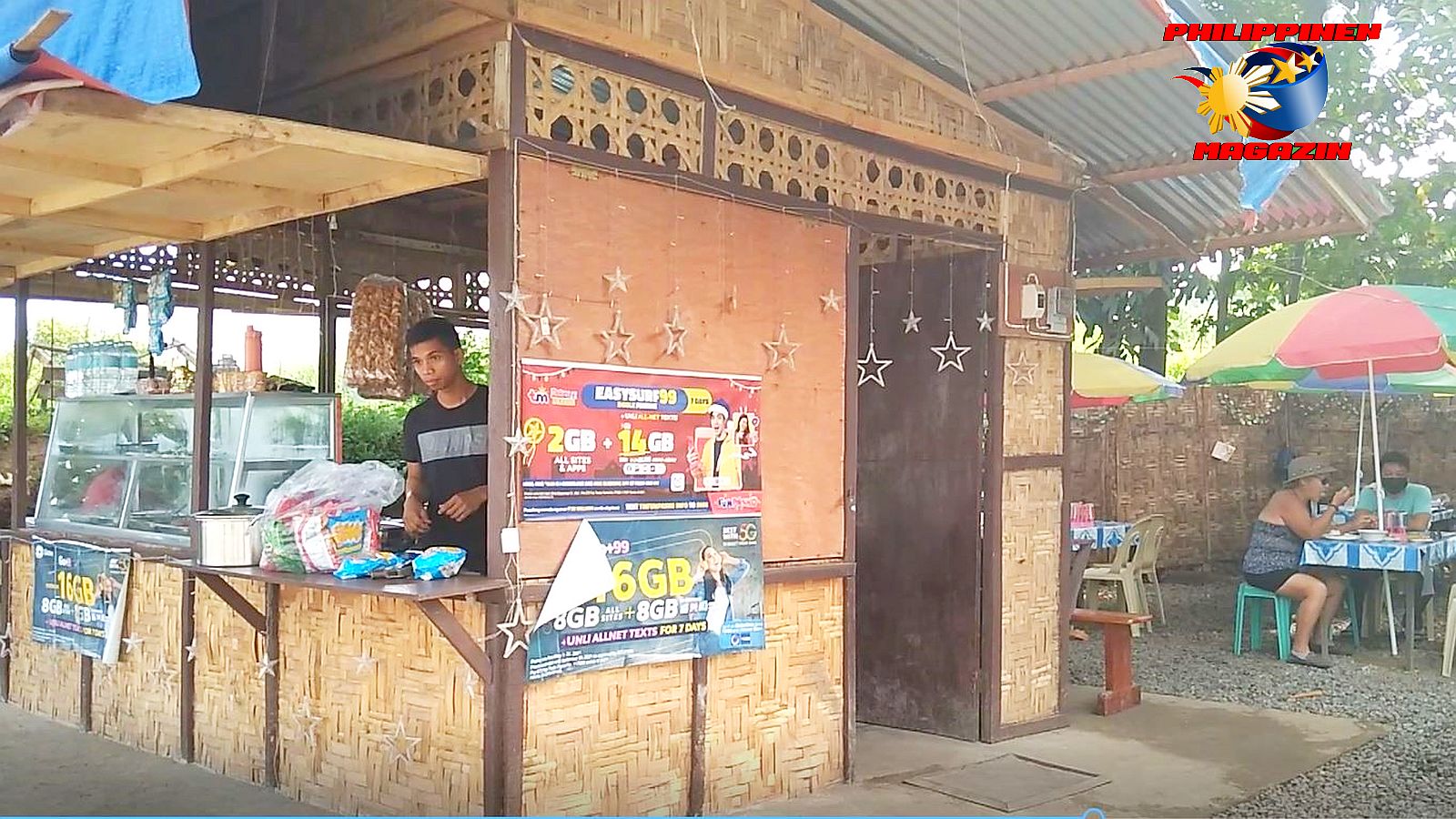 SIGHTS OF CAGAYAN DE ORO CITY & NORTHERN MINDANAO - IMAGE OF THE DAY - Simple Food Stall  Photo by Sir Dieter Sokoll, KOR