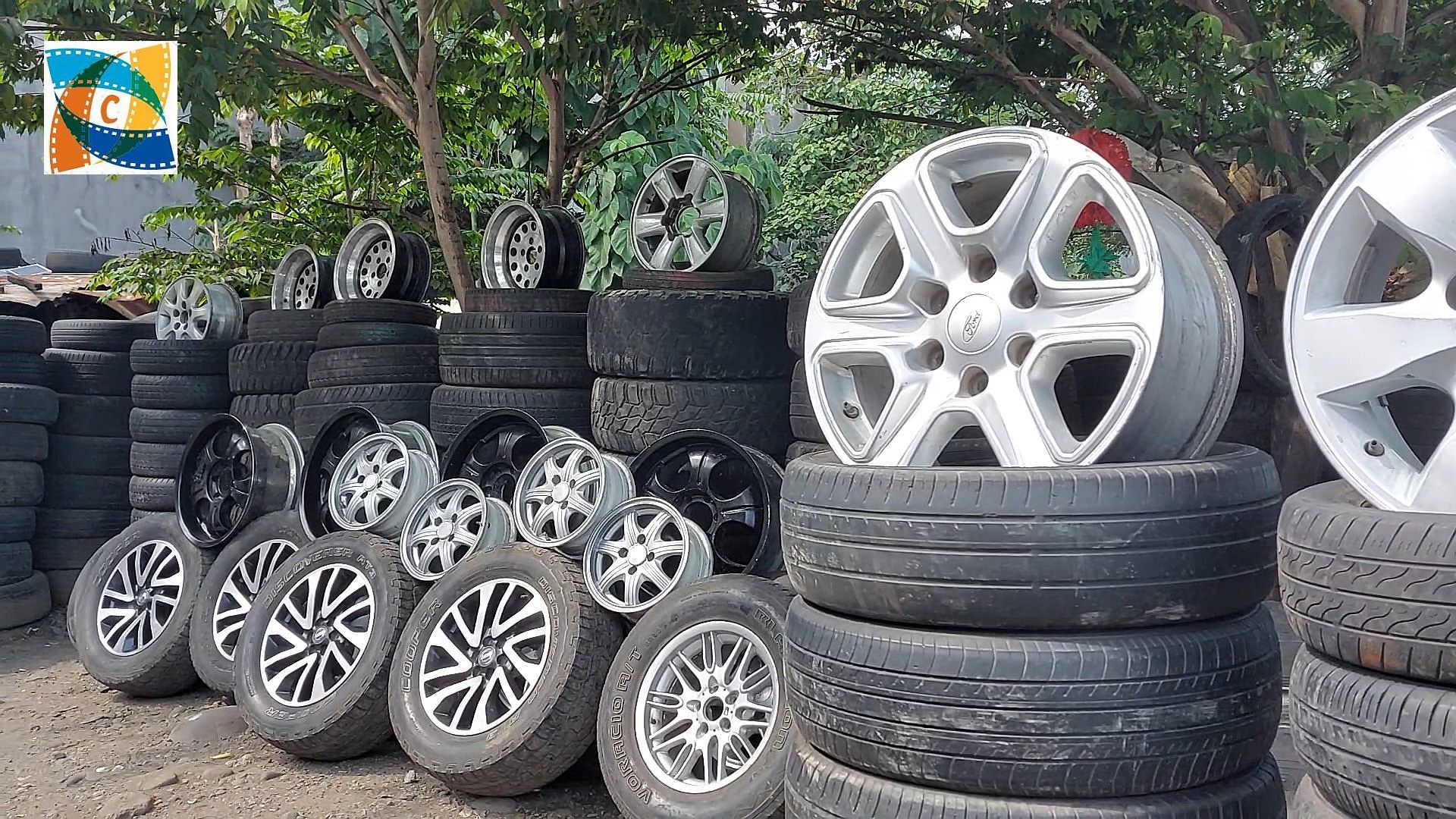 SIGHTS OF CAGAYAN DE ORO CITY & NORTHERN MINDANAO - At the used Tire Dealers