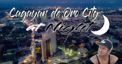 SIGHTS OF CAGAYAN DE ORO & NORTHERN MINDANAO - Cagayam de Oro Aerial Sot at Night