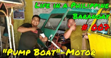SIGHTS OF CAGAYAN DE ORO & NORTHTERN MINDANAO - Life in a Philippinen Barangay 007 - Pump Engine Motor Photo & Video by Sir Dieter Sokoll