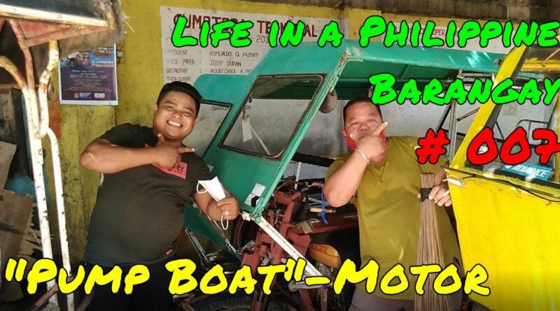 SIGHTS OF CAGAYAN DE ORO & NORTHTERN MINDANAO - Life in a Philippinen Barangay 007 - Pump Engine Motor Photo & Video by Sir Dieter Sokoll