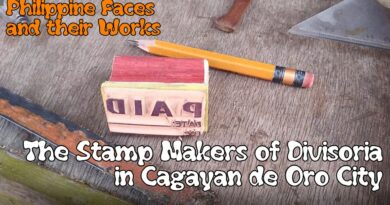 SIGHTS OF CAGAYAN DE ORO CITY 6 NORTHERN MINDANAO - PHILIPPINE FACES AND THEIR WORK - The Stampmakers of Divisoria in Cagayan de Oro City Photo and Video by Sir Dieter Sokoll KOR for Philippine Magazine