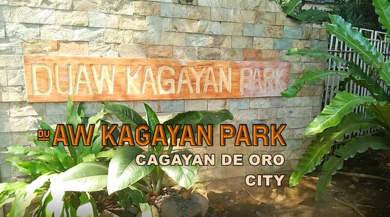 SIGHTS OF CAGAYAN DE ORO CITY & NORTHERN MINDANAO - DUAW KAGAYAN PARK in CAGAYAN DE ORO CITY Photo + Video by Sir Dieter Sokoll, KOR for PHILIPPINES MAGAZINE