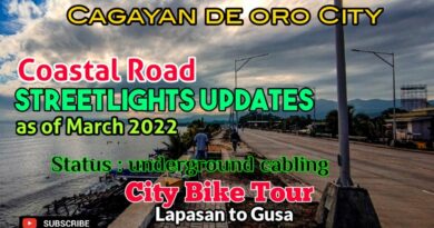 SIGHTS OF CAGAYAN DE ORO CITY & NORTHERN MINDANAO - VIDEO - Streetlights Updates | CDO Coastal Road