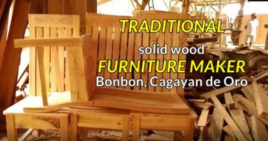 SIGHTS OF CAGAYAN DE ORO CITY & NORTHERN MINDANAO - VIDEO: TRADITIONAL solid wood FURNITURE MAKER in BONBON by Sir Dieter Sokoll, KOR for PHILIPPINE MAGAZINE