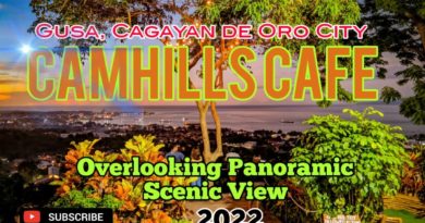 SIGHTS OF CAGAYAN DE ORO CITY & NORTHERN MINDANAO - Overlooking Panoramic Scenic View @Camhills Cafe