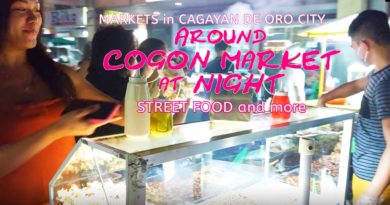 SIGHTS OF CAGAYAN DE ORO CITY & NORTHERN MINDANAO - Around COGON MARKET at NIGHT Part 2 | STREET FOOD Photo + Video by Sir Dieter Sokoll, KOR