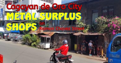 SIGHTS OF CAGAYAN DE ORO CITY & NORTHERN MINDANAO - METAL SURPLUS SHOPS on Ramon Chavez Street in Cagayan de Oro City
