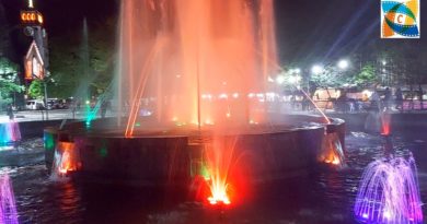 SIGHTS OF CAGAYAN DE ORO CITY & NORTHERN MINDANAO - Colourful light shows and water features in Gaston Park